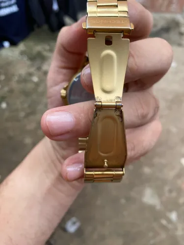 Relógio masculino techno