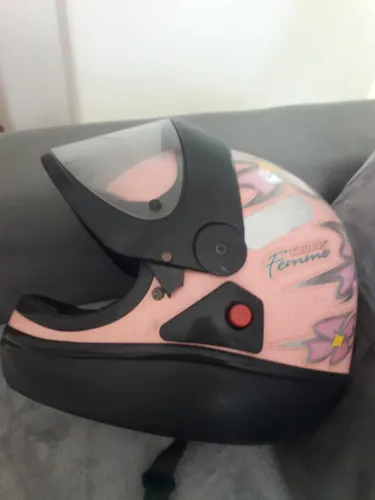 Capacete feminino de moto tam56