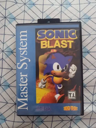 Sonic Blast Master System CIB - R$ 2200