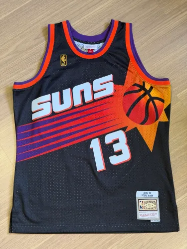 Regata Basquete NBA Phoenix Suns Retro Steve Nash 1996 1997 M&N.