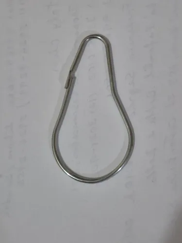 Argola gancho tipo pera 7x4 cm com 10 un
