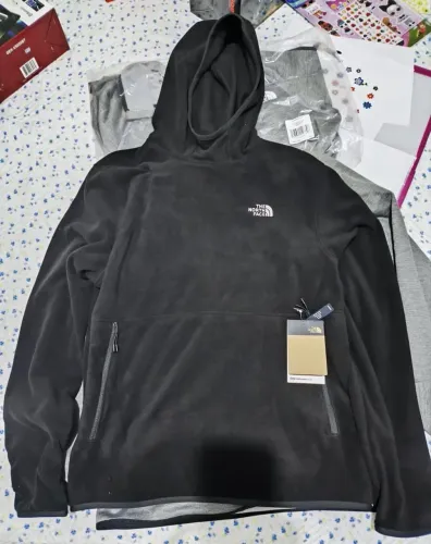 Blusa fleece The North Face Glacier com capuz.