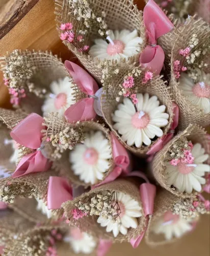 Buquê de Vela Aromática Personalizado