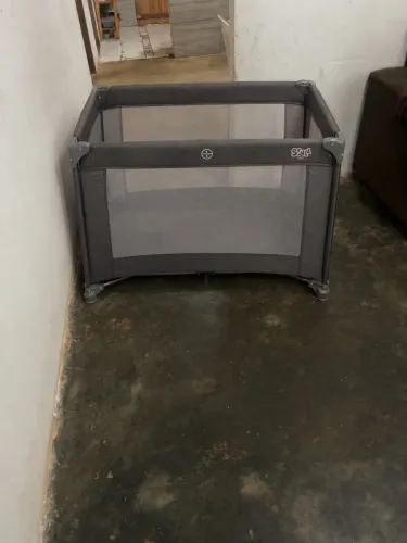 Cercadinho Berço Para Bebê Portátil Com Rodinhas Infantil 2 em 1 Desmontável com Bolsa