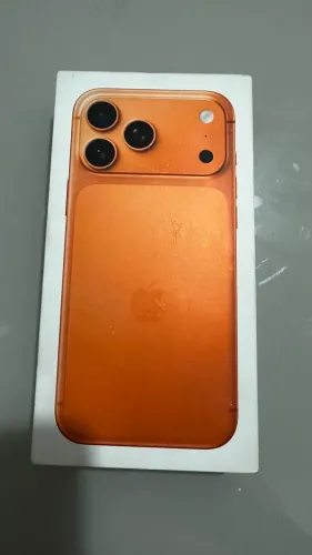 Iphone 17 Pro Max Orange Laranja 512GB Novo Sem Uso LEIA A DESCRIÇÃO!