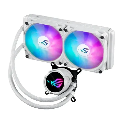 WATER COOLER ASUS ROG STRIX LC III 240, ARGB WHT, 240MM, AMD/INTEL, BRANCO
