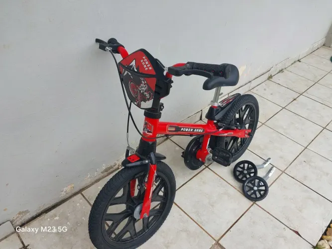 bicicleta infantil aro 16 bandeirantes