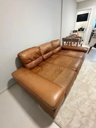 Sofá Salva Concept Milão 100% couro legitimo