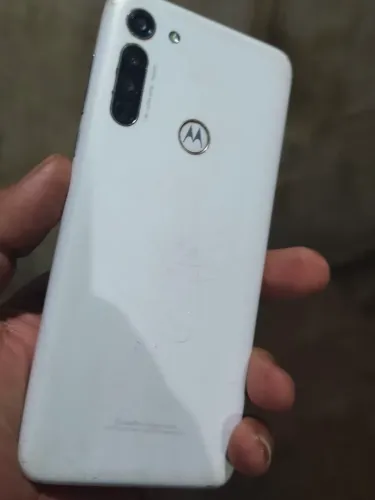 Moto G 8 branco 5 G 2 chips