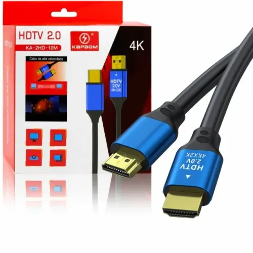 Cabo HDMI 2.0 5 Metros 4K Kapbom- KA-2HD