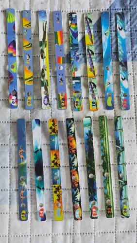 Lote de 15 palitos Kibon Stickbon de Verão 1997 sem repetição