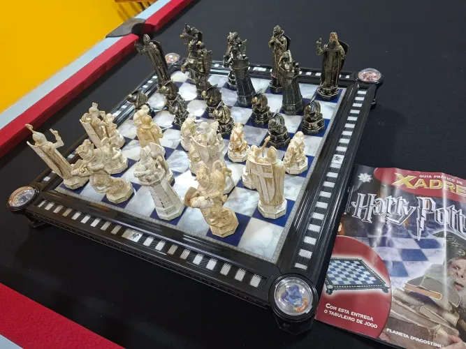 Tabuleiro de Xadrez do Harry Potter Editora D'agostini