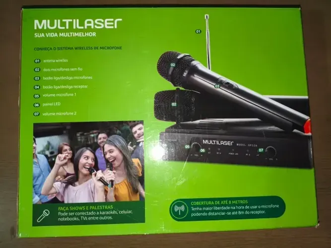 Microfone Multilaser SP328