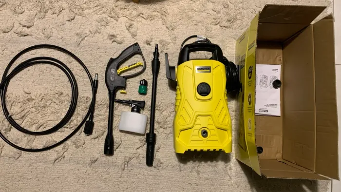 Wap Kärcher Semi Nova Completa Com Aplicador de Detergente