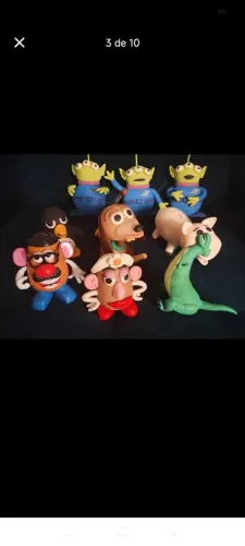 Tema Toy Story feito a mão em biscuit