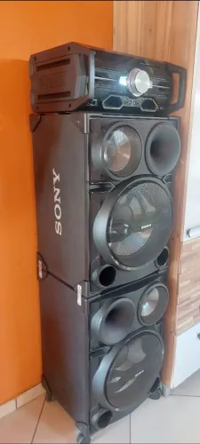 Caixas de som do Sony sh2000 novíssimas e leva o aparelho mais precisa de reparo pq
