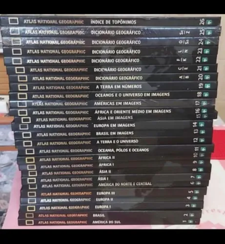 Colecao Atlas National Geographic Completa 26 Volumes - Abril Coleções