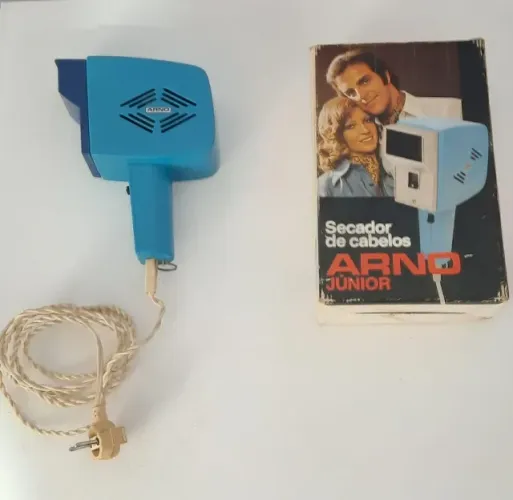 Secador Arno Vintage Anos 80 Funcionando com Caixa Original 127V