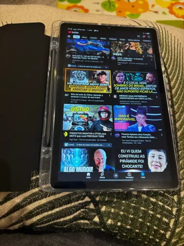 Tablet Samsung Galaxy Tab S6 Lite 64GB + S Pen - Brinde 2 capas, mouse e teclado.