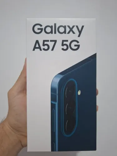 Smartphone Samsung Galaxy A57 128GB 5G 8GB RAM Azul Escuro 6,7" Câm Tripla + Selfie 12MP