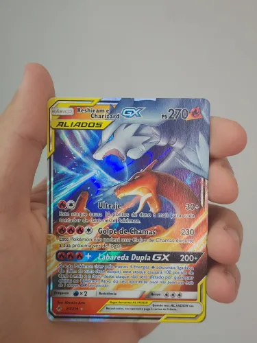 Reshiram e Charizard GX (20/214) Pokémon Copag