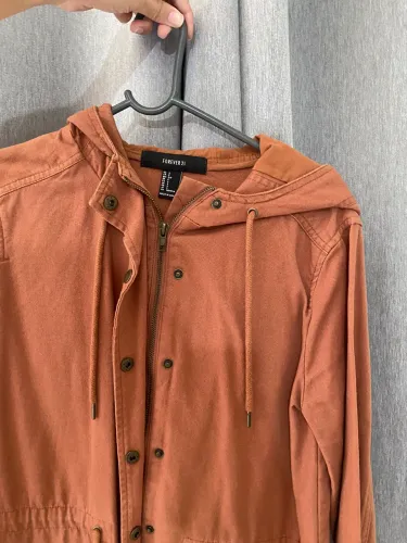 Casaco parka feminino marrom