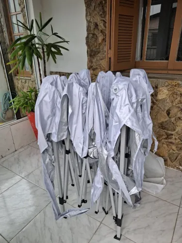 GAGAZEBO MOR 3x3x2m - PRATICAMENTE NOVO