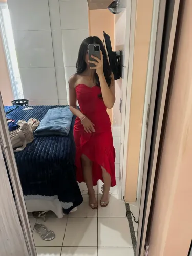 vestido vermelho longo 