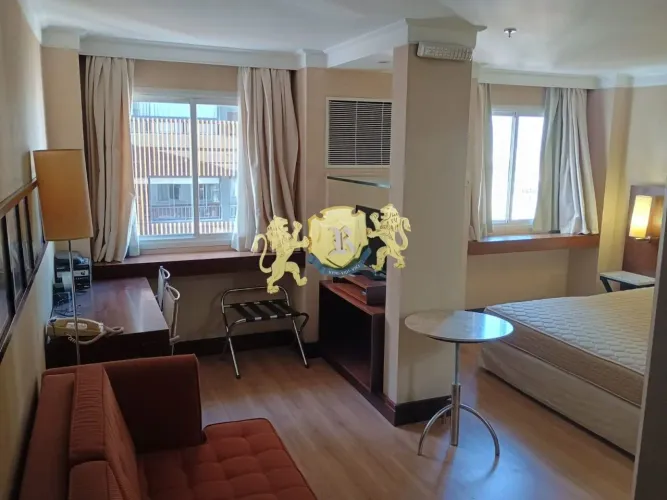 Flat mobiliado à venda no Jardins| 29m² | 1 Dormitório | 1 Vaga
