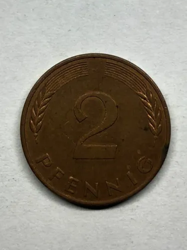 Moeda 2 Pfennig 1981 - Alemanha - Mbc