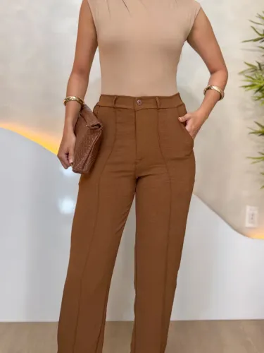 Calça Duna Feminina | Caimento Impecável e Muito Estilo