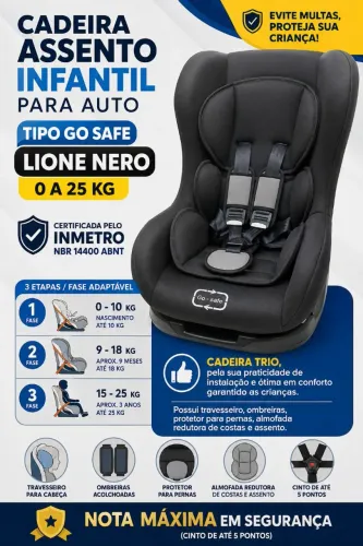 Cadeira assento infantil para auto