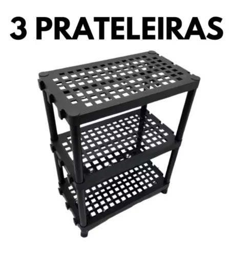 Estante multiuso 3 prateleiras