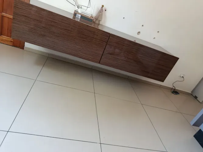 Bancada suspensa 2 gavetões corrediças ocultas 100% MDF em ÓTIMA CONDIÇÃO!