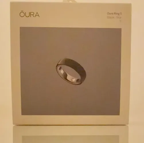 Oura Ring 5 Black - Size 11 | Novo Lacrado