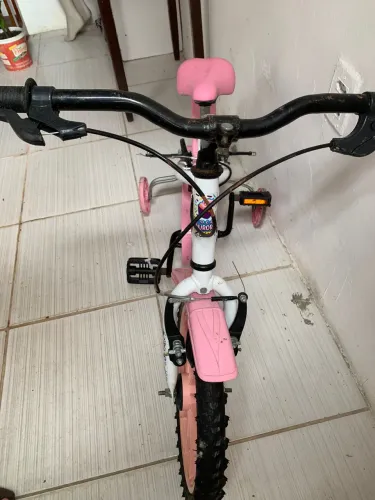 Bicicleta Infantil Colli Aurora Fest Aro 12/14 Com Rodinhas - Ótimo Estado!