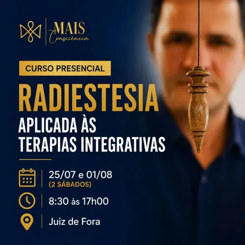 Curso presencial de Radiestesia aplicada às terapias Integrativas