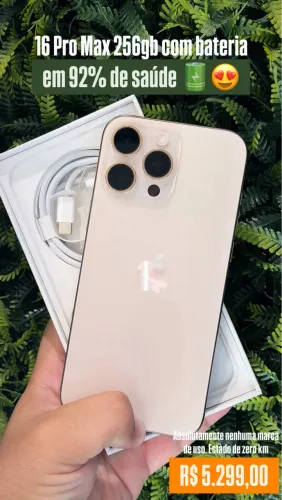 iPhone 16 Pro Max 256gb impecável