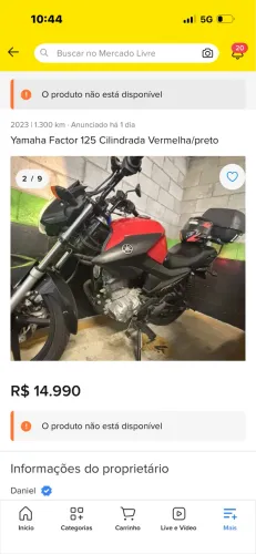 Yamaha 125 ED. ( quase zera)