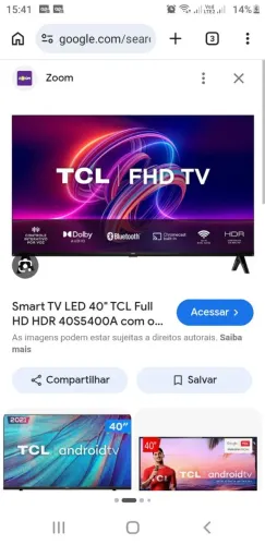 Vendo tv smart tcl tela invisível menos de um ano de uso boa 