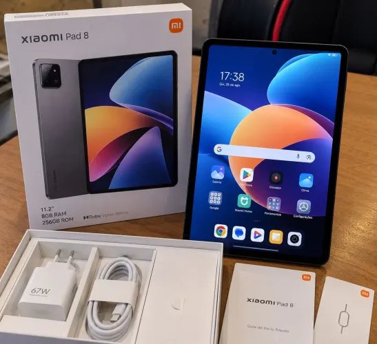 Tablet Xiaomi Mi Pad 8 Tela 11.2" Wifi 256GB 8GB Ram BR - Cinza