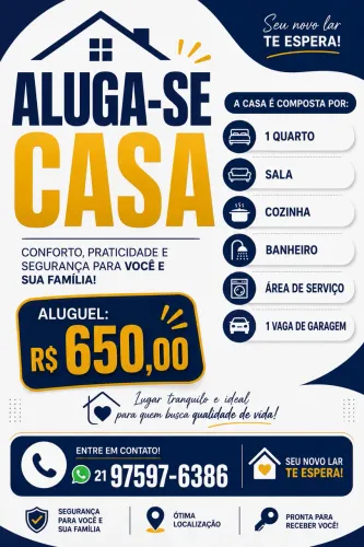 Aluga se casa em condomínio 