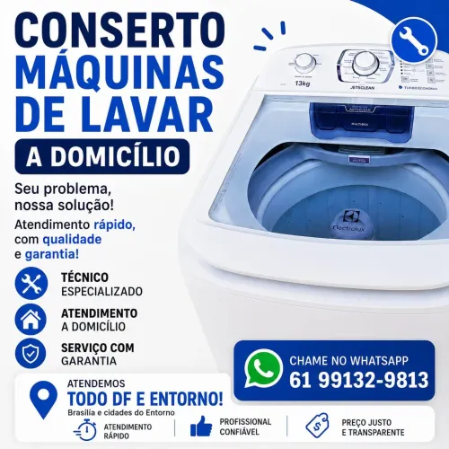 Conserto máquinas de lavar 