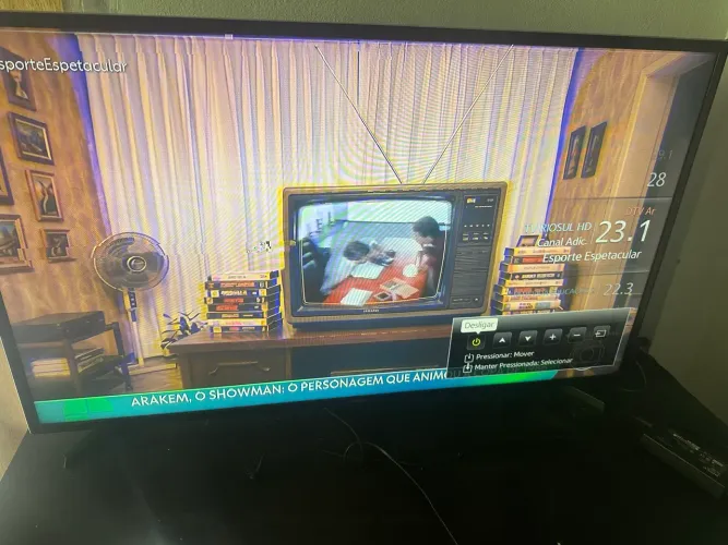 tv samsung 48 polegadas com defeito