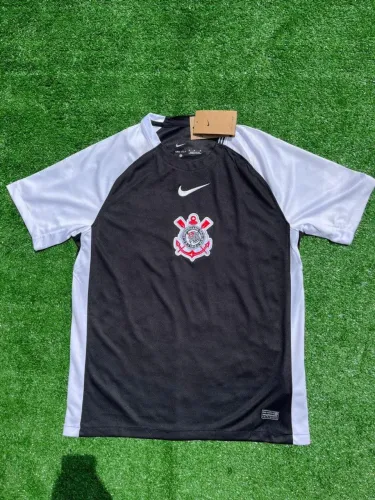 CAMISA CORINTHIANS PRETA E BRANCA | TODOS TAMANHOS