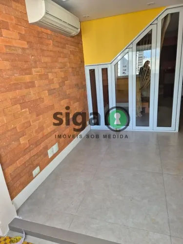 Cobertura a venda 215 m² 3 Dormitórios , 1 suíte, 2 vagas - Brooklin Novo -SP