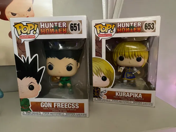Lote 2 funkos hunterxhunter