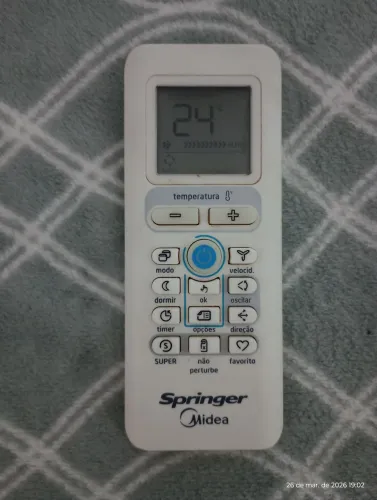 Controle Remoto para Ar Condicionado Springer Midea