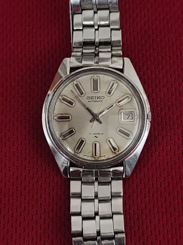 Relógio Seiko automático 7005 - 8022 Ghost dial