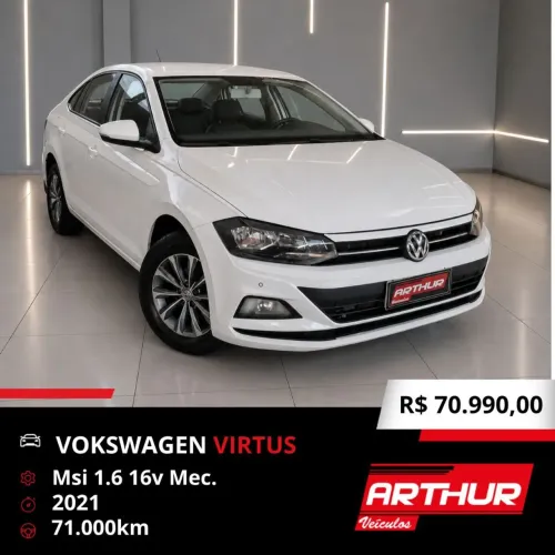 Volkswagen Virtus 1.6 MSI Flex 16V 5P Mec. 2021